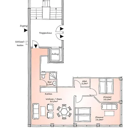 Апартаменты Stadtblick Линебург